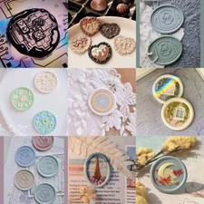 3D Stamp Seal Head Copper Carving Relief for Wedding