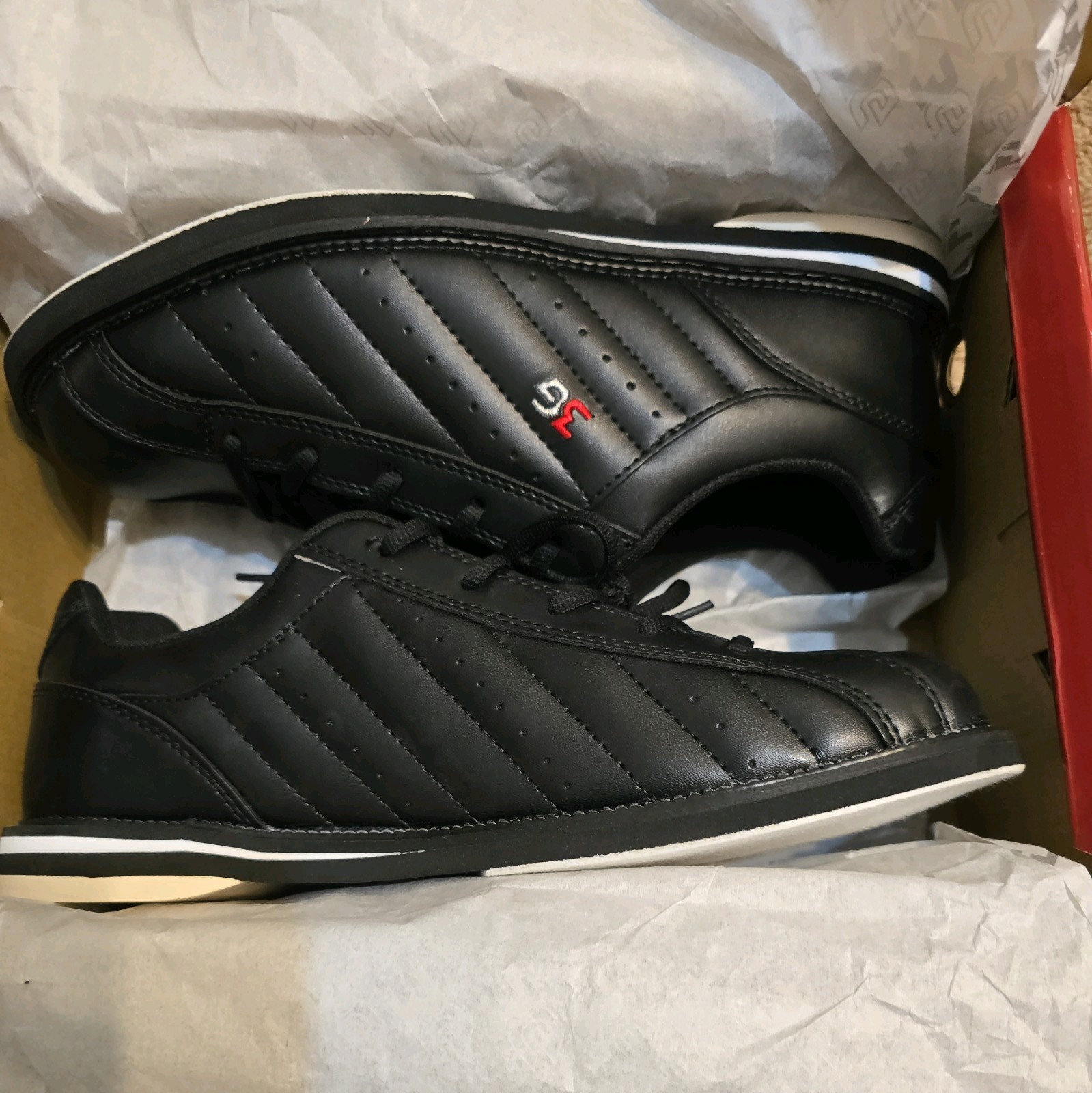 3G Kicks Black Wide Width Unisex Bowling Shoes