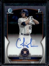 2023 Bowman Draft Cam Fisher Chrome Auto 1st Prospect #CDA-CFI Astros