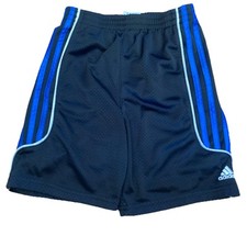 Adidas Athletic Elastic Waisted Jersey Blues And White Shorts Toddler Size 4T