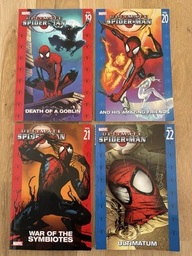 Ultimate Spider-Man TPB Lot #19,20,21,22 (Marvel Comics)Ultimatum Carnage Bendis