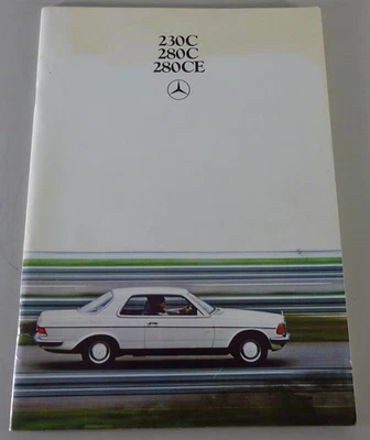 Prospecto Mercedes-Benz W123 / C123 Coupé 230 C / 280 C / 280 CE Estado 01/1977 - Imagen 1 de 4