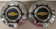 2 1967-1972 Chevy Truck 12 Ton Dog Dish Hubcaps 10 Inch 1973-1979 Square