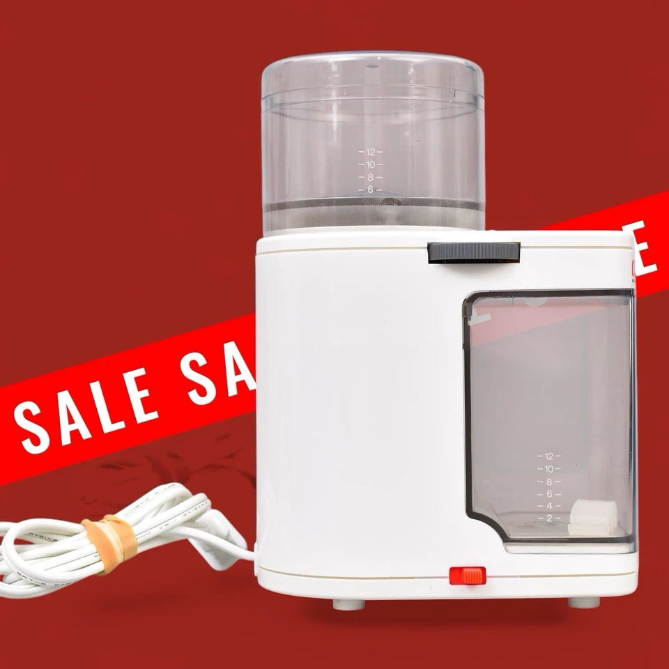 Waring 电动咖啡研磨机 日本 11CG14 调整 精细 粗 复古 已测试 — 第 4/4 张图片