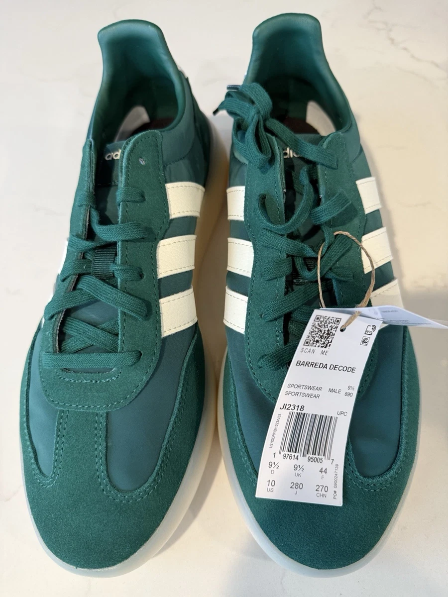 NEW ADIDAS Sportswear Bareda Decode Men\'s Trainers JI2328 Offwhite Green 10.5 adidas Barreda Decode Off White Collegiate Green Men main image 3