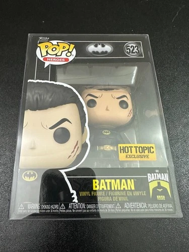 POP! HEROES DC BATMAN (UNMASKED) #523 HOT TOPIC EXCLUSIVE FUNKO POP! WITH CASE!