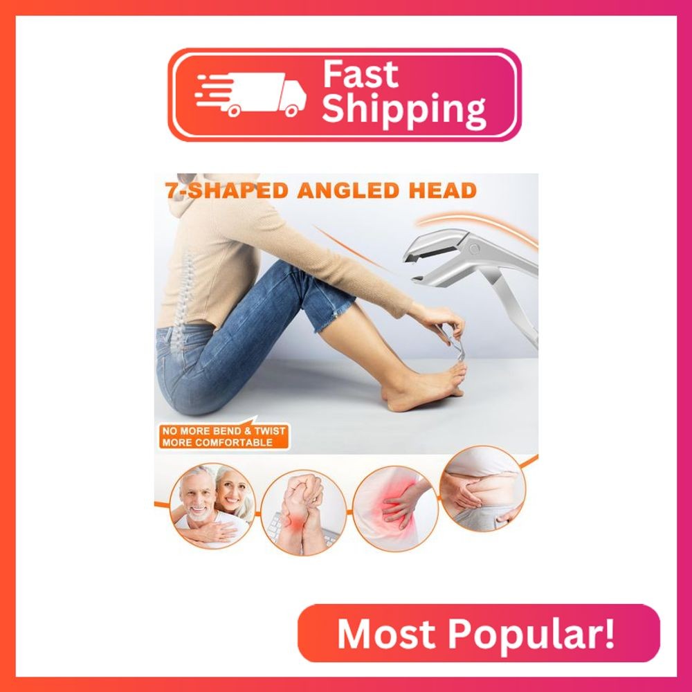 Toenail Clippers for Seniors Thick Toenails, Upgrade Angled Head Large Toe Nail 