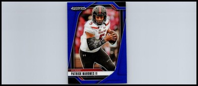 2025 Panini Prizm Draft Picks #198 Patrick Mahomes II Prizms Blue #/249