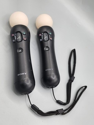 LOT OF 2 Sony PlayStation Move Motion Controller (CECH-ZCM1U) PS3 PS4 VR Game