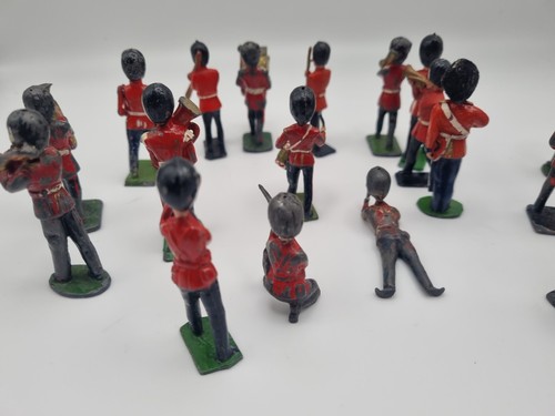 Vintaeg Lead Figures Scotts Royal Guard Band Lead Soldiers - Picture 8 of 12