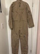 USAF Coveralls CWU-27/P 38R Tan Genuine Flyers Aramid/Nomex NWT