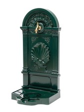 Bellissima fontana verticale - stile antico - fusione di alluminio - verde 