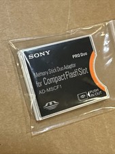 Sony AD-MSCF1 Memory Stick Pro Duo Adapter for Compact Flash Slot