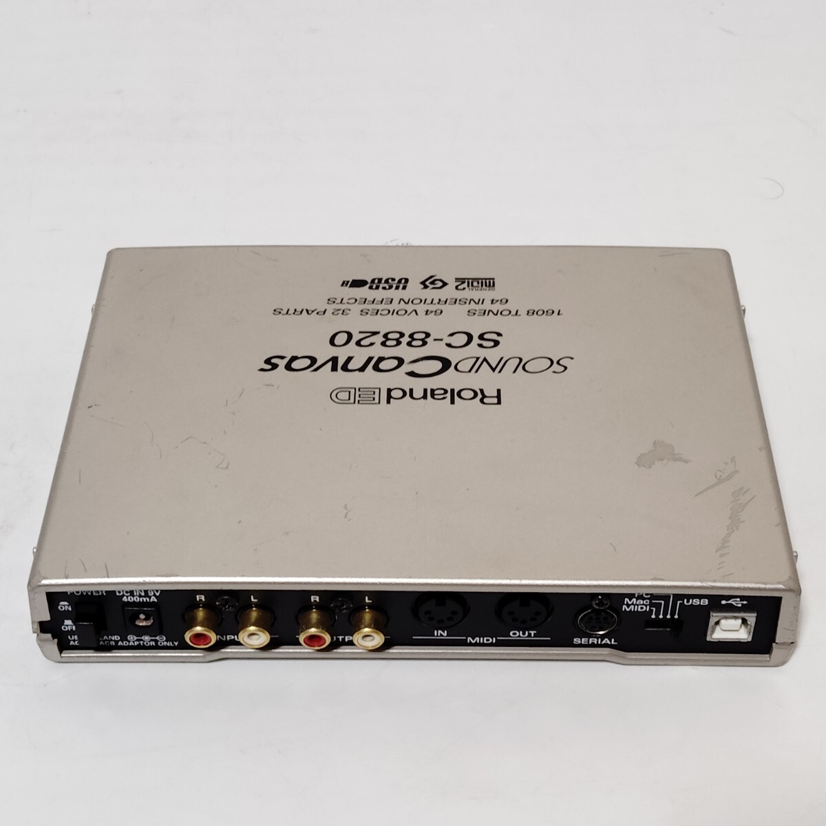 Roland SC-8820 MIDI音源モジュール Roland SC-8820 SOUND Canvas MIDI sound module Operation