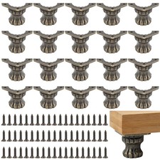 AUEAR 20 Pack Antique Brass Jewelry Box Corner Protectors