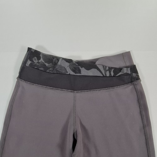Lululemon Astro Pants Womens UK 8 Grey Mid Rise Flare Yoga Bottoms Gym - Picture 2 of 10