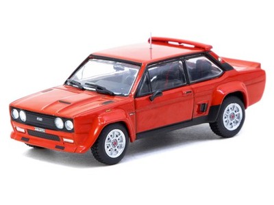 FIAT 131 ABARTH RALLY STRADALE RED 1/64 DIECAST CAR BY TARMAC