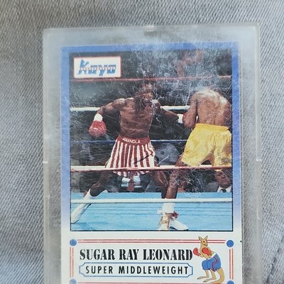 Kayo 1991 Kayo Sugar Ray Leonard #2 Prototype Sample Boxing Trading Card