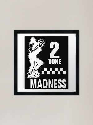 Tone The Madness Retro Band gerahmt gerahmt Wandbild Poster Leinwanddruck Bild
