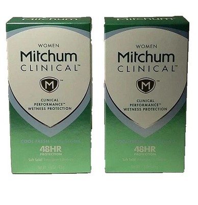 Mitchum Women Soft Solid Antiperspirant and Deodorant Cool Fresh 1.6oz (3 PACK)