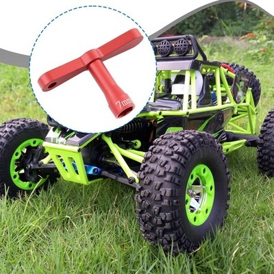 2-6er Pack RC Auto Radmutternschlüssel 7 mm Sechskantantrieb vielseitig stabil Zubehör Reparatur