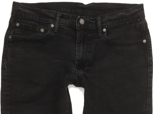 Levi's 511 Men Black Straight Slim Stretch Jeans W32 L32 (96978) - Picture 3 of 10