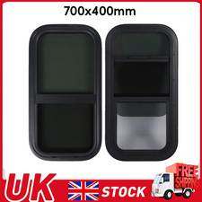 RV Window 700x400mm Vertical Sliding Camper Window Replacement Round Corner