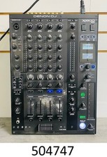 Denon DJ X1800 Prime 4-Channel Club Mixer w/ Rockville Dynamic Microphone