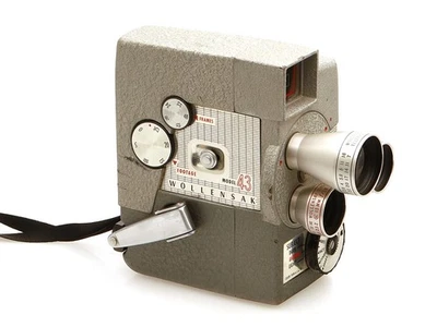 Wollensak Eight Model 43 8mm Filmkamera mit 3 Objektiv Revolver - defekt ! - Bild 1 von 4