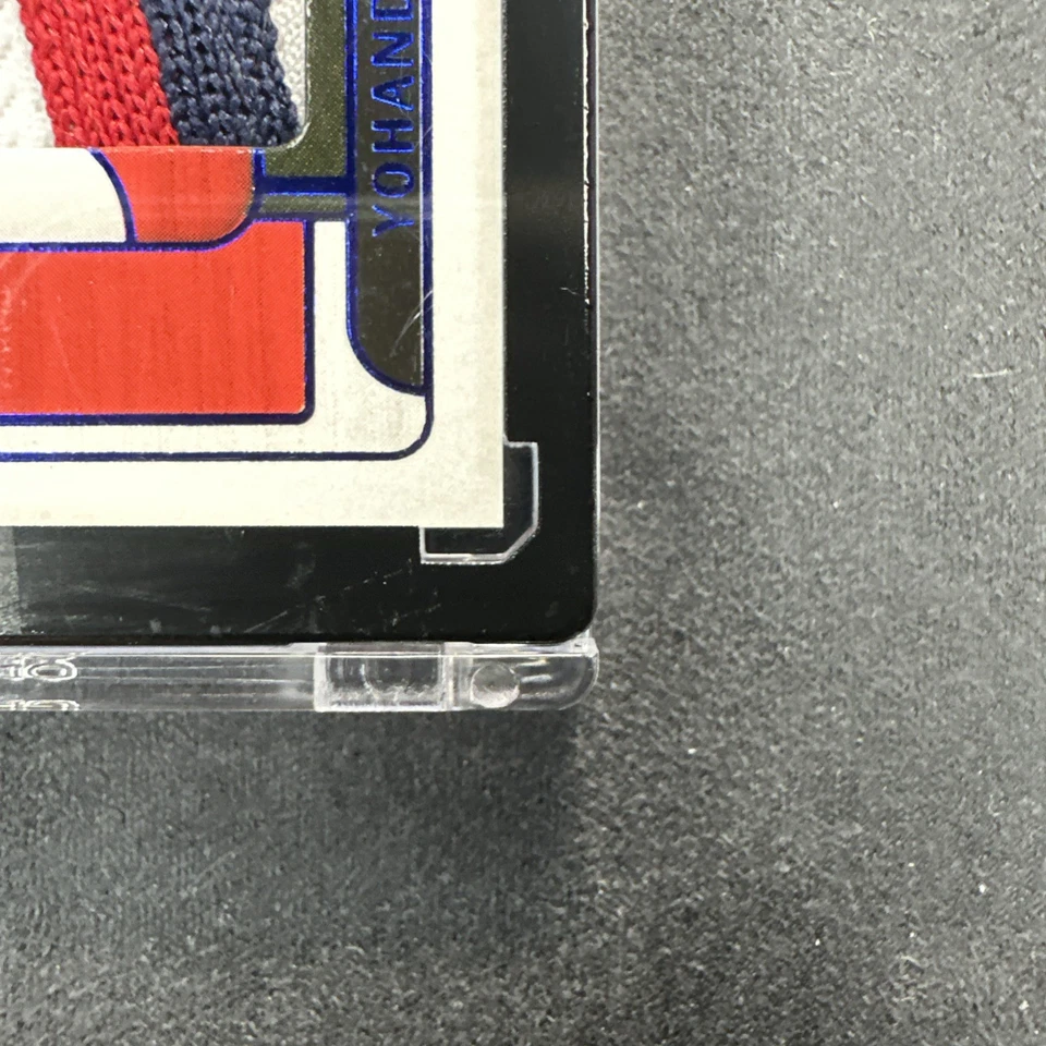 13/15 YOHANDY MORALES BLUE PROSPECT DUAL JERSEY 2024 Panini Three And Two PDJ-YM - Image 3 of 4