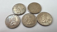 2001 -2002  America The Beautiful Coins Lot Of 5 -D & P Mint Marks