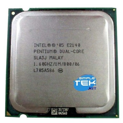 Intel Pentium Dual Core E2140 SLA3J LGA775 CPU 1.60GHz Tray