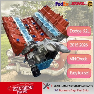 SRT Hellcat Long Block Engine Assembly For 2015-2026 Jeep Dodge RAM Hemi 6.2L