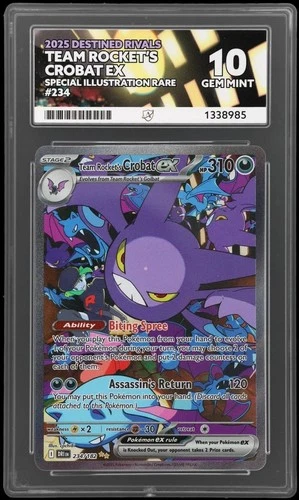 Team Rocket's Crobat EX ACE 10 - SIR - 234/182 - Destined Rivals