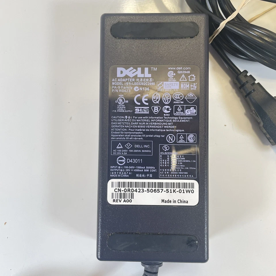 20V 4.5A Power Adapter for Dell UltraSharp 2100FP LSE0202C2090 LCD Monitor - Image 2 of 2