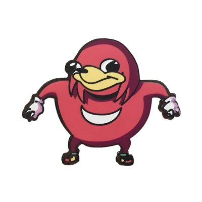 Ugandan Knuckles Meme Metal/Enamel 1.25'' Pin 