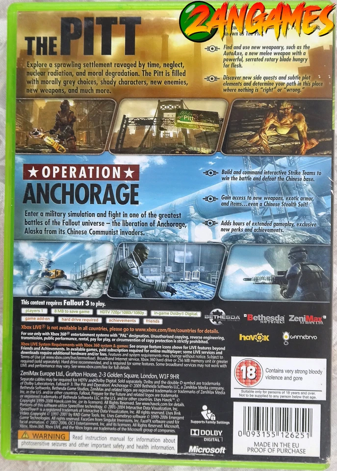 Fallout 3: Game Add-On Pack - The Pitt and Operation: Anchorage (Xbox 360) - Image 2 of 4