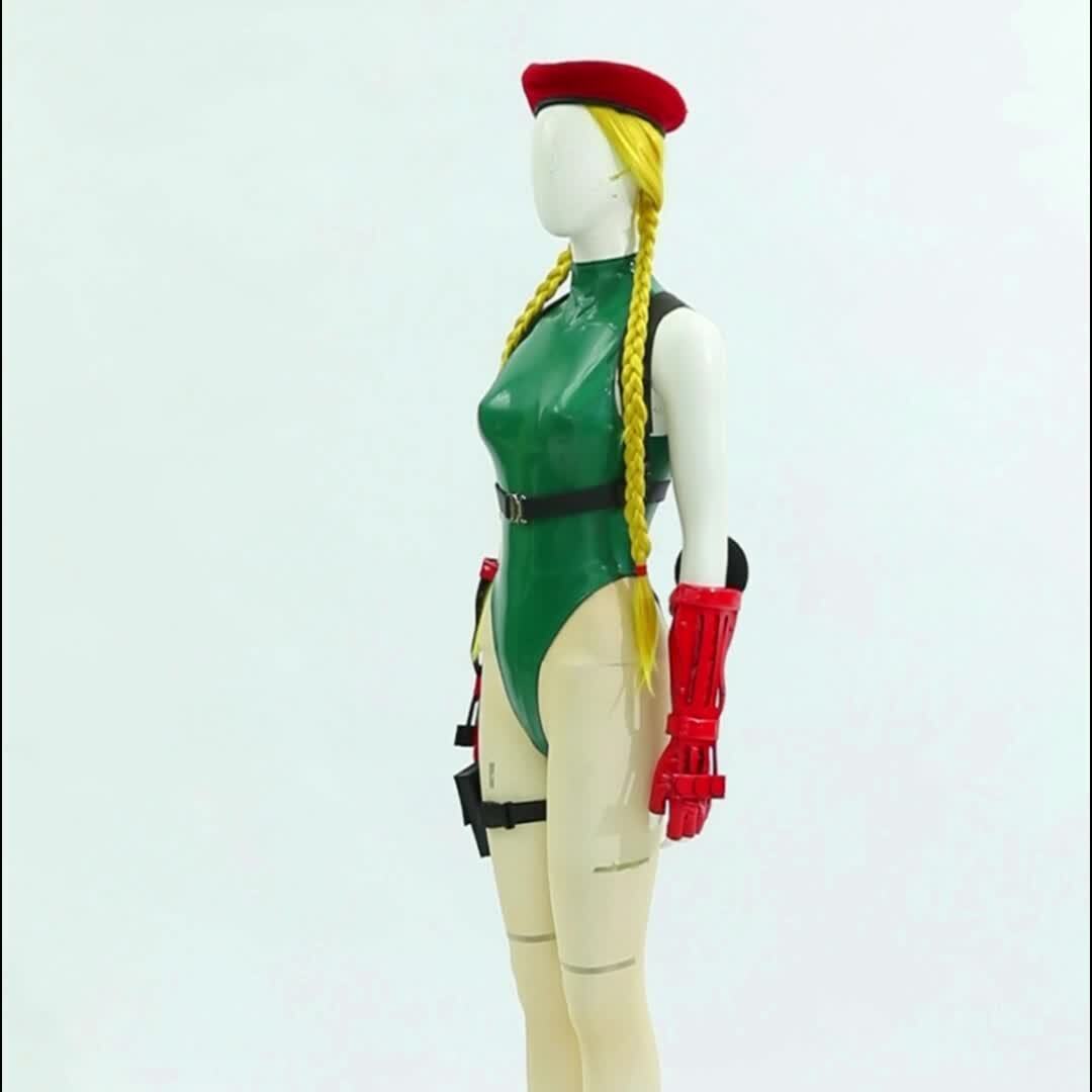 Street Fighter 6 Cammy Cosplay Costume Crop Jacket Cammy SF6