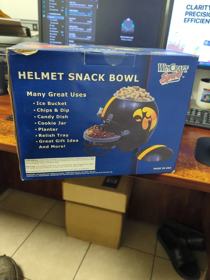 Vintage #20 Tony Stewart NASCAR Snack Helmet - Image 3 of 4