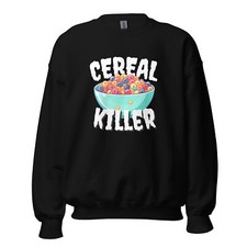 Cereal Killer True Crime Funny Halloween Unisex Sweatshirt S-5X