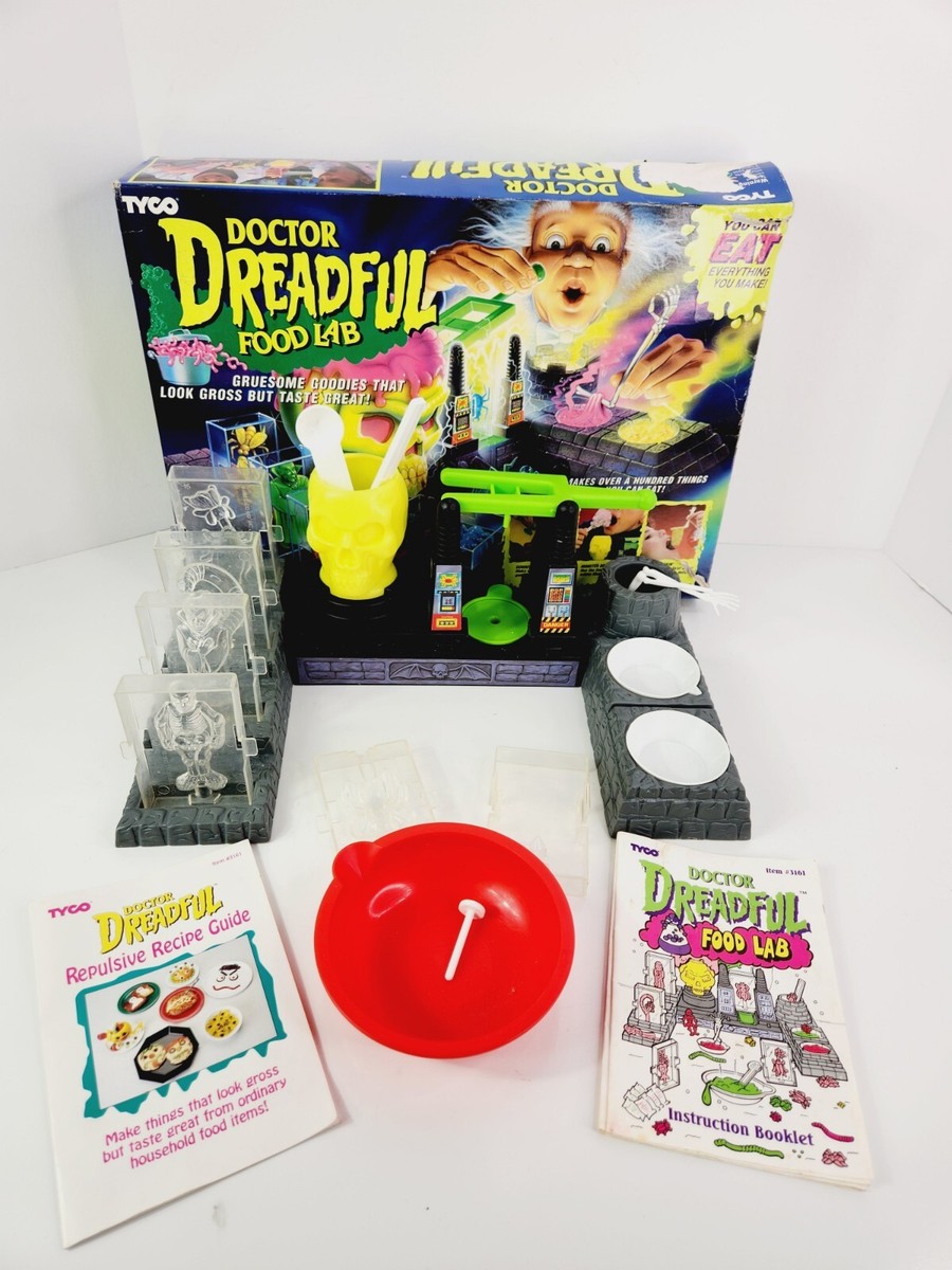 Vintage Doctor Dreadful FOOD LAB 3161 Tyco 1994 Damaged BOX