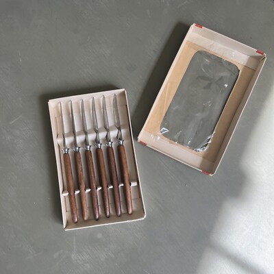 Mid Century Rustfri Buttermesser (6er Set)