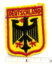 Vintage Deutschland Germany Jacket Patch Eagle German Travel Souvenir