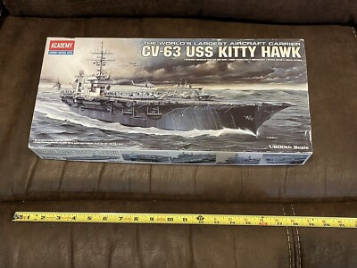 Academy Hobby Model Kits CV-63 USS KITY HAWK 1/800 Scale #1444(BA061)Air Carrier