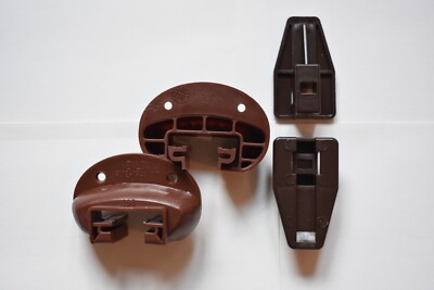 2x Kenlin Rite Trak II Drawer Guide Glide & Stop w/ Screws -  Authentic