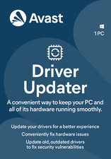 Avast Driver Updater 2026, 1 PC | 2 Years for Windows PC