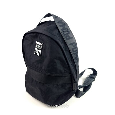 PUMA Tailored For Sport Small Backpack Black 12x10''