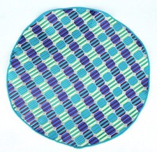 Lord R Colton Masterworks Pocket Round Green Blue Stockholm Silk  75 Retail New