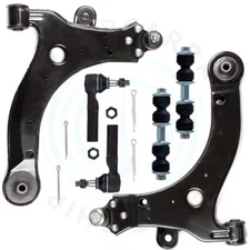 For 2000-2012 2013 Chevy Impala 6x Front Lower Control Arm & Ball Joint Tie Rod