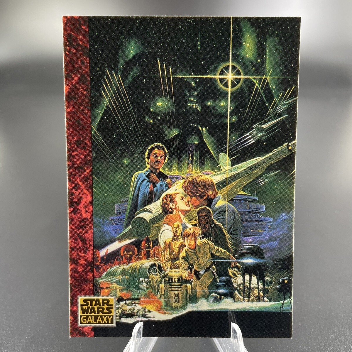 Topps Star Wars Galaxy アートカード 1993 Topps Star Wars Galaxy Art Of Star Wars Poster Art Card-Leia